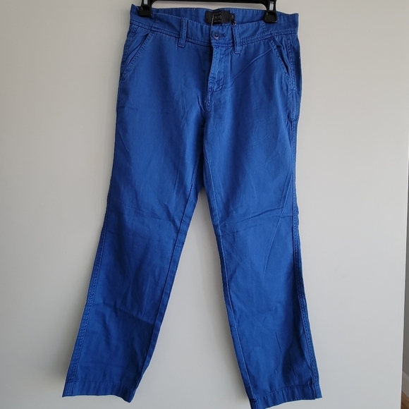 J. Crew Pants - J. CREW Women's Classy Blue Cotton Chino Pants Size 2P